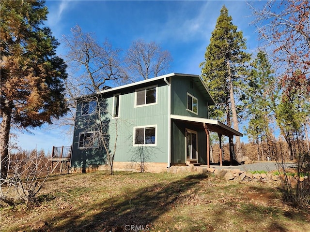 view of side of property