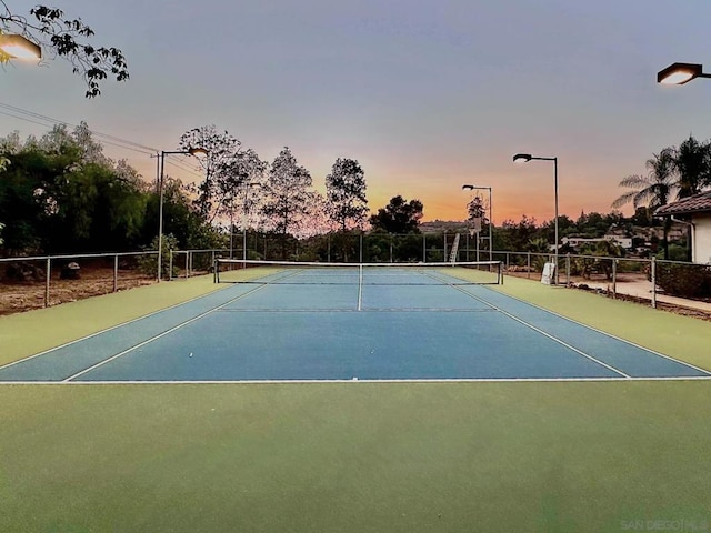 view of sport court featuring basketball hoop