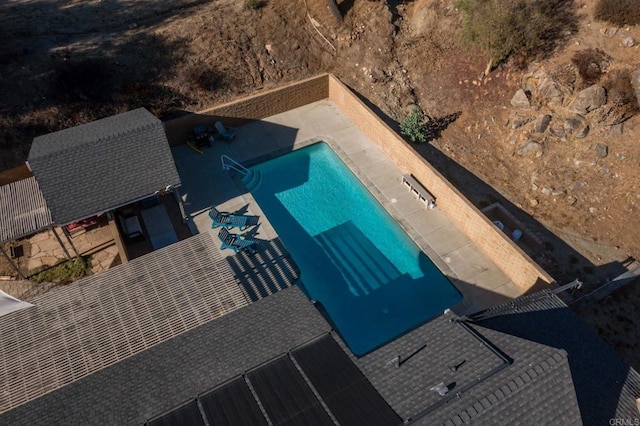 2846 Willow Glen Dr, El Cajon, CA 92019 - aerial view of a pool area