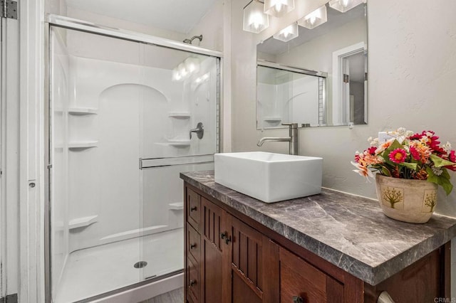 2846 Willow Glen Dr, El Cajon, CA 92019 - bathroom with vanity and a stall shower