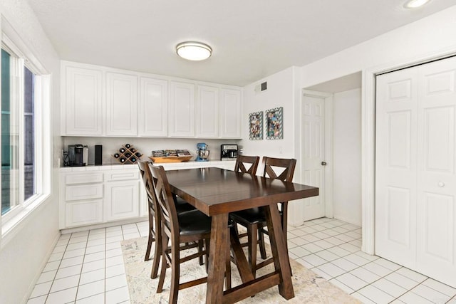 541 Camino Del Mar, Del Mar, CA 92014 - dining space featuring light tile patterned floors and visible vents