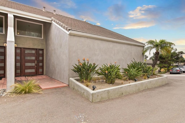 541 Camino Del Mar, Del Mar, CA 92014 - exterior space with stucco siding and a tile roof