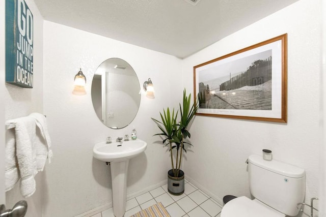 541 Camino Del Mar, Del Mar, CA 92014 - half bath with toilet, tile patterned floors, and baseboards