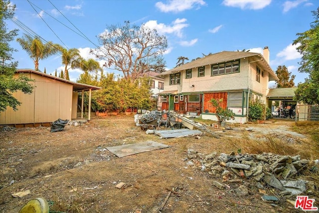 view of back of house