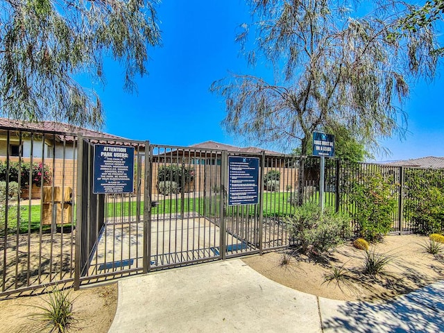 view of gate