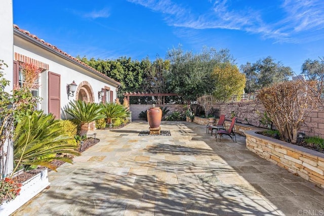 view of patio