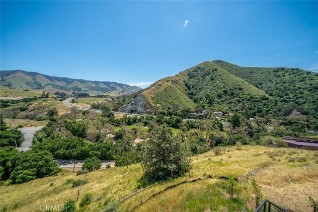 view of mountain feature