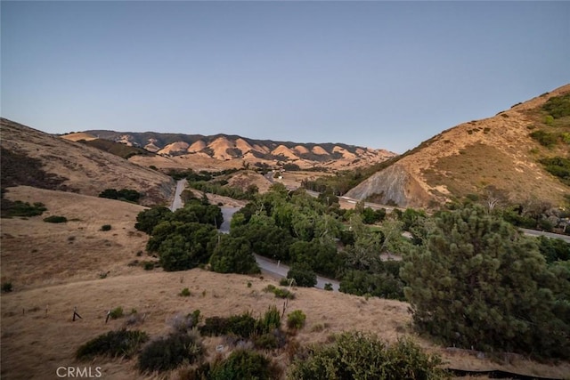 view of mountain feature