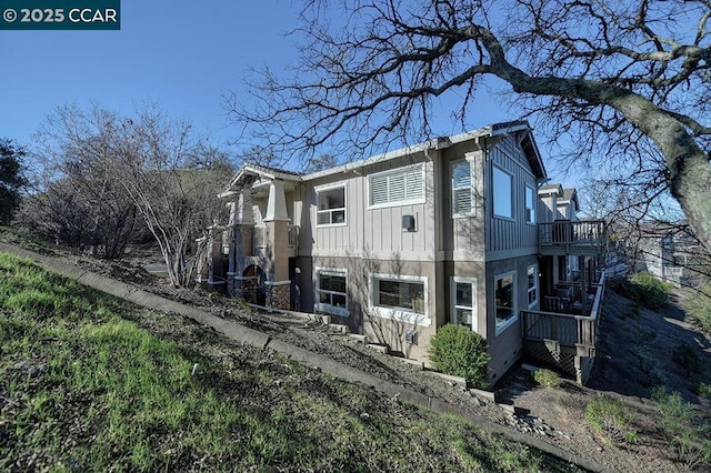 view of side of property