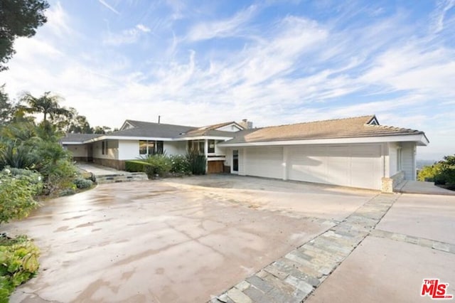 ranch-style house with a garage