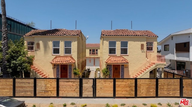 view of mediterranean / spanish house