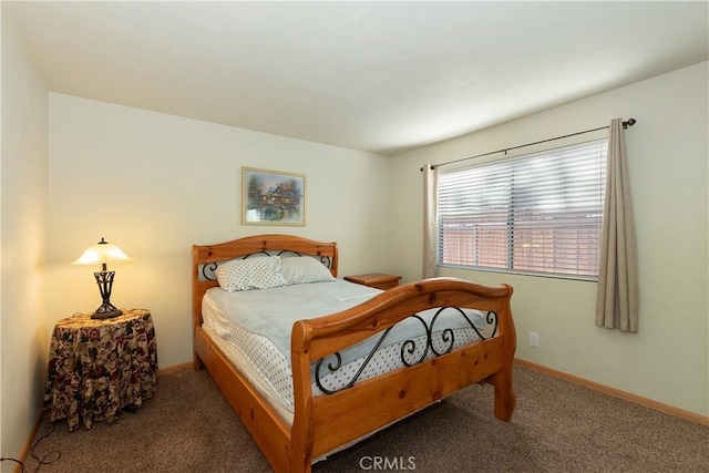 bedroom with carpet flooring