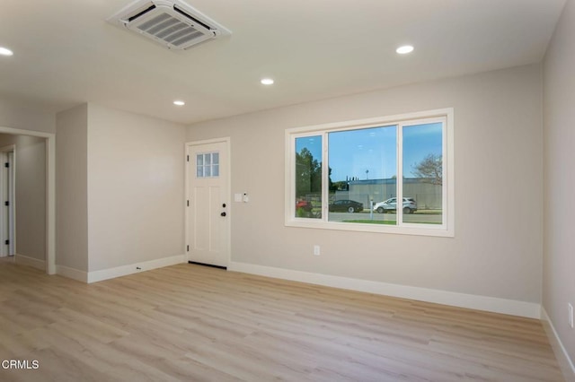 interior space featuring light hardwood / wood-style flooring