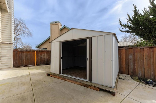 view of outbuilding