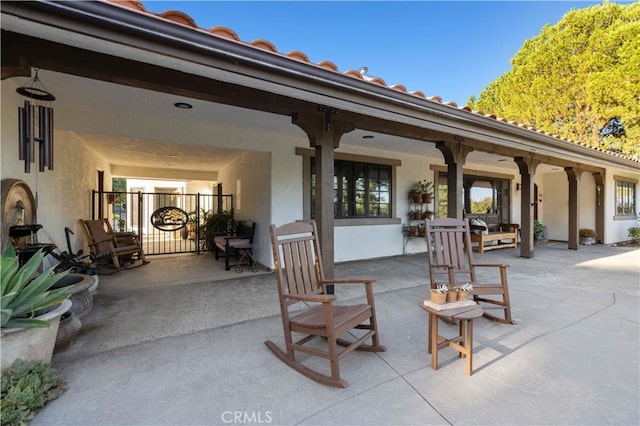 view of patio