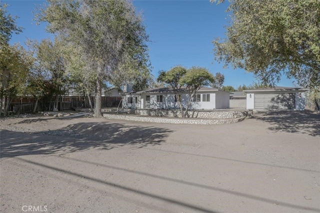 view of ranch-style home