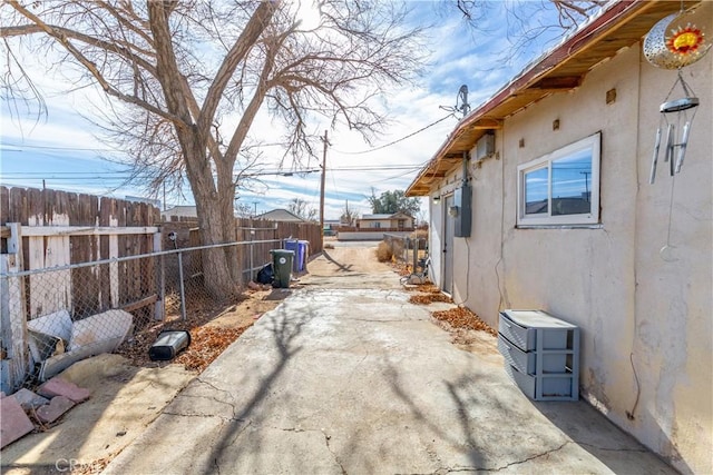 view of property exterior featuring a patio area