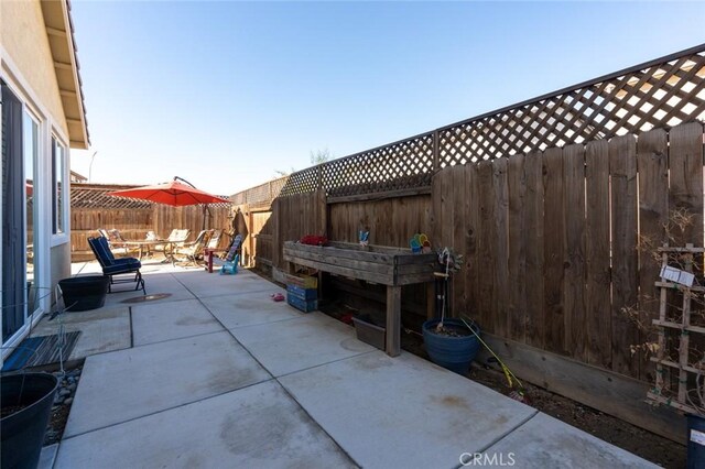 view of patio