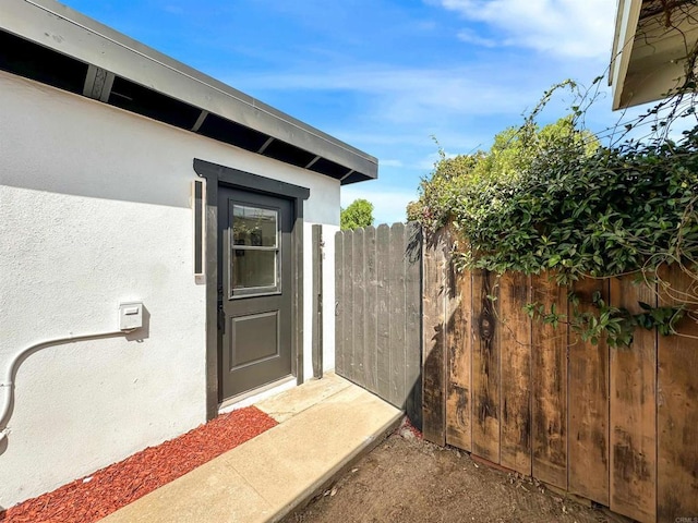 view of property entrance