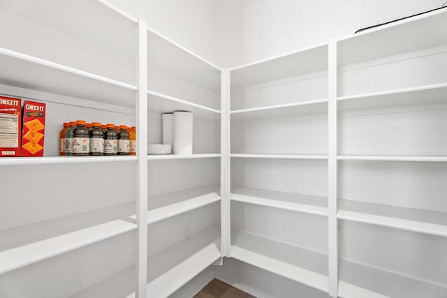 view of pantry