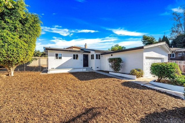 ranch-style house with a garage