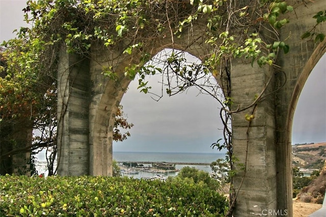 view of water feature