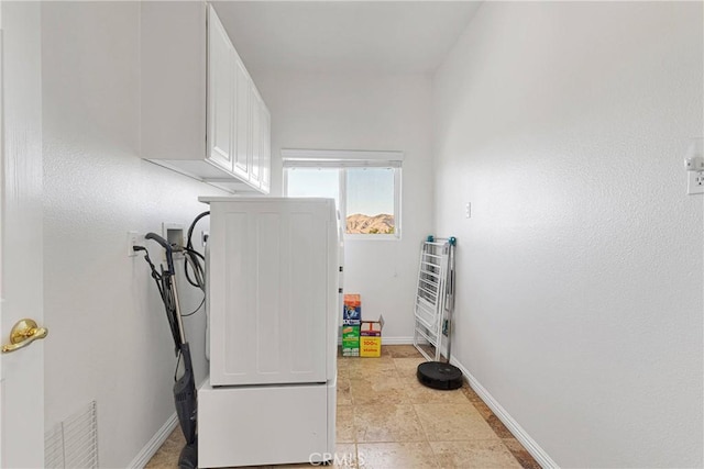 laundry area featuring cabinets and hookup for a washing machine