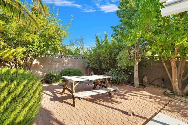 view of patio