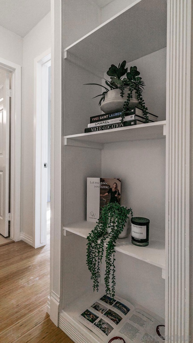 room details featuring wood-type flooring