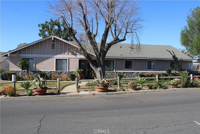 view of ranch-style home