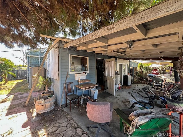 view of patio