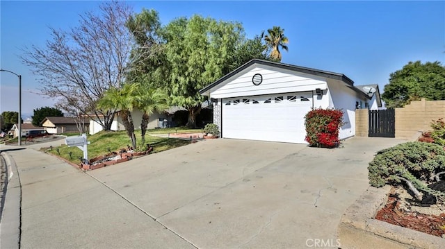 view of ranch-style home