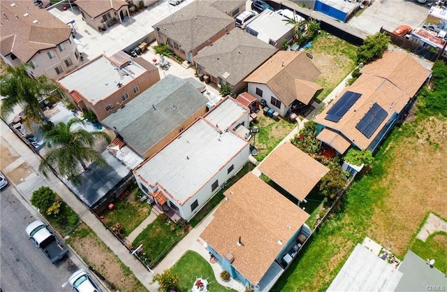 drone / aerial view featuring a residential view