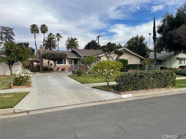 view of front of home