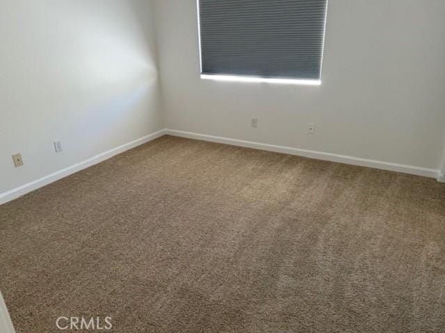 spare room featuring carpet flooring