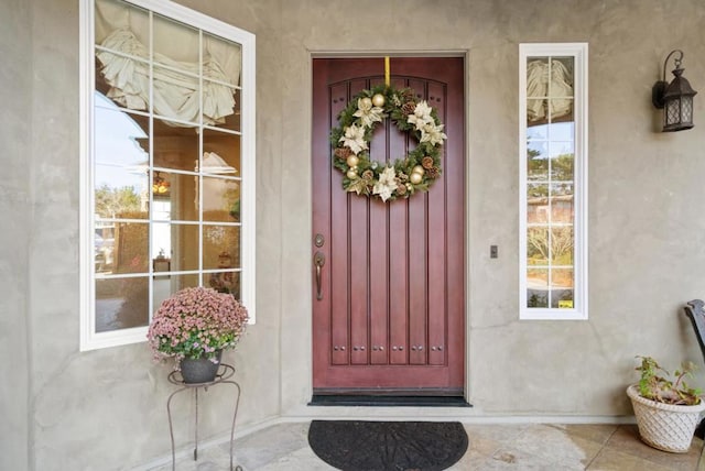 view of entrance to property