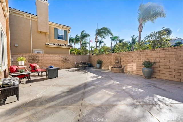 view of patio / terrace with outdoor lounge area