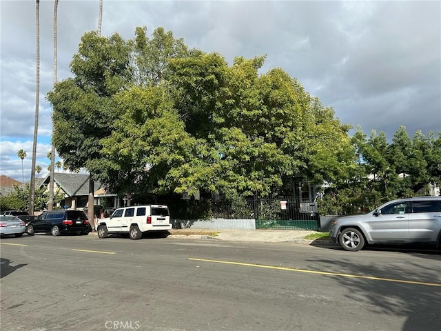 view of parking / parking lot