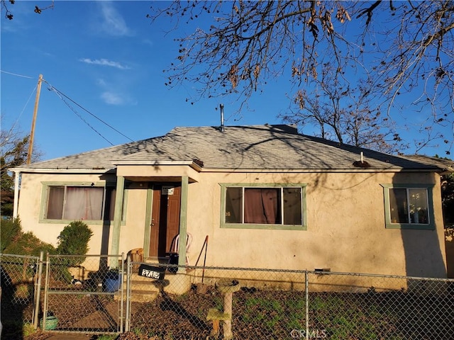 view of rear view of property