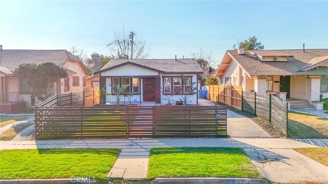 view of bungalow-style home