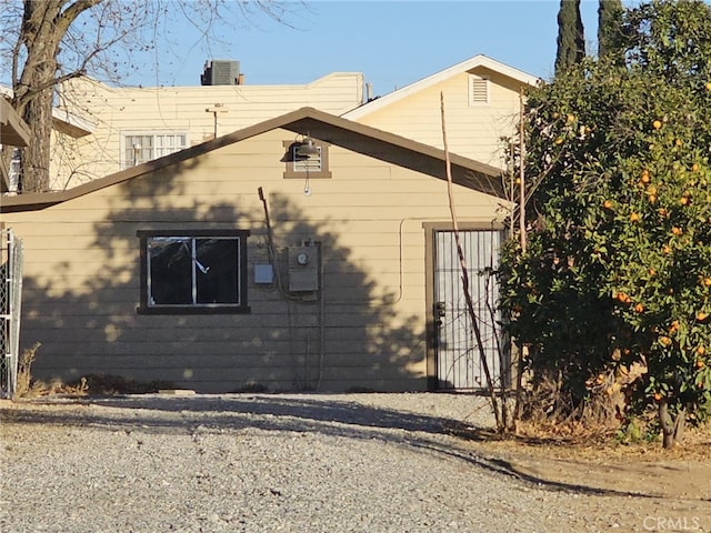 view of side of property