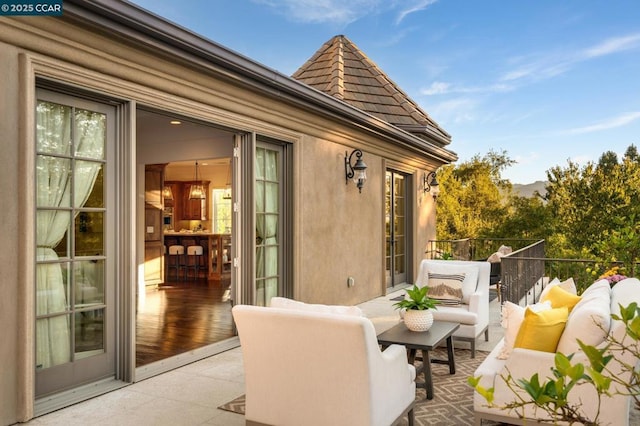 view of patio / terrace with outdoor lounge area