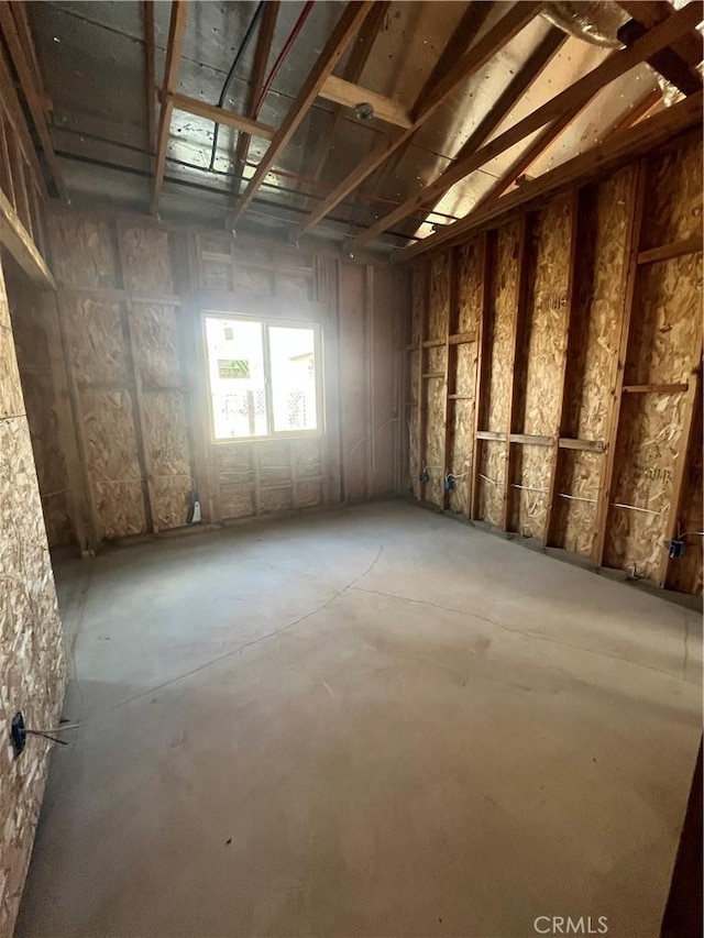 miscellaneous room with concrete flooring