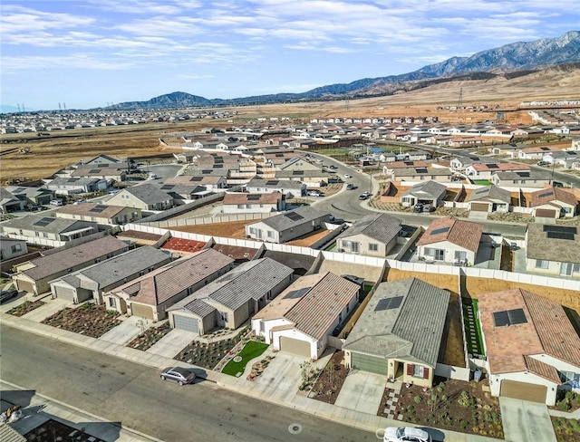5097 Larkspur Rd, Banning, CA 92220 - aerial perspective of suburban area with mountains