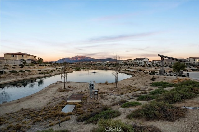 5097 Larkspur Rd, Banning, CA 92220 - water view with a mountainous background