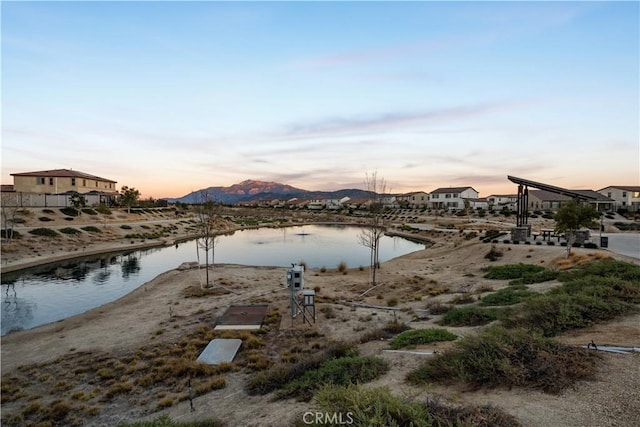 5097 Larkspur Rd, Banning, CA 92220 - water view featuring a mountainous background