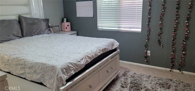 bedroom featuring carpet floors