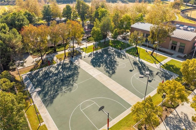 view of sport court