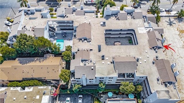 bird's eye view featuring a residential view