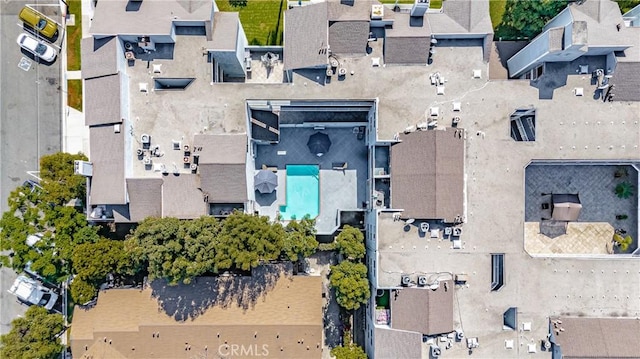 drone / aerial view featuring a residential view